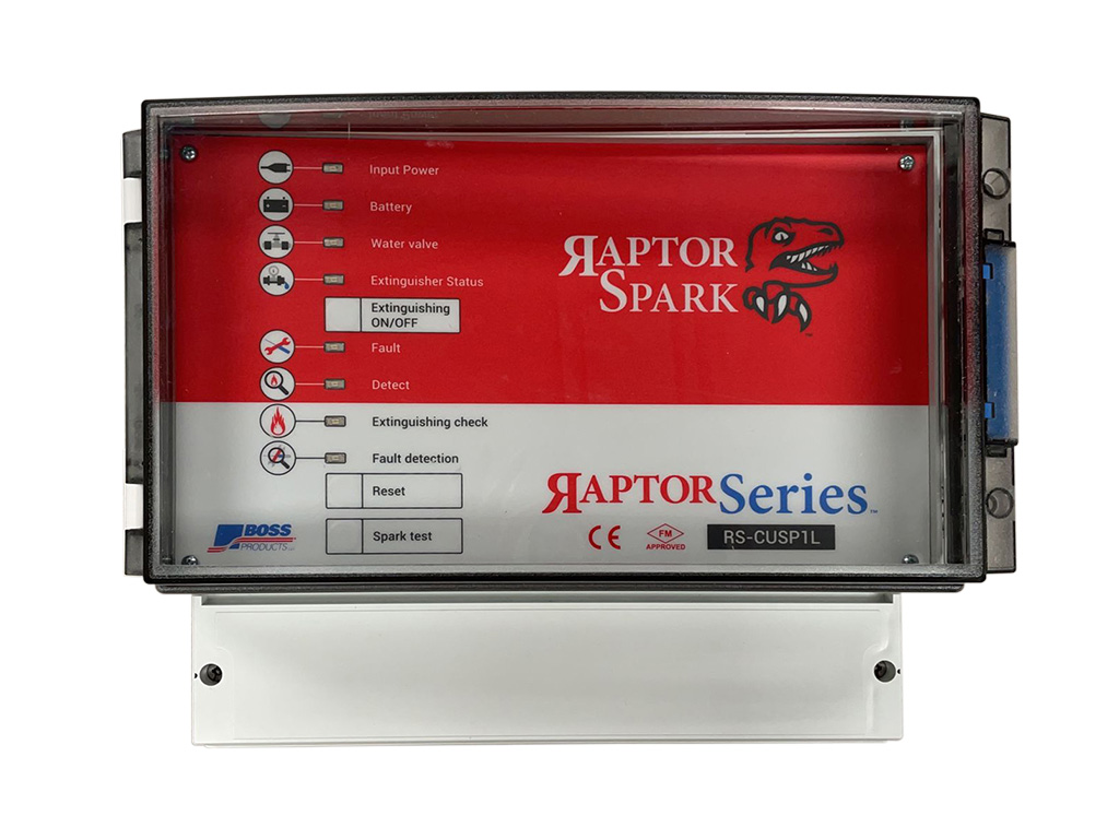 Raptor Spark Detection and Extinguishing System